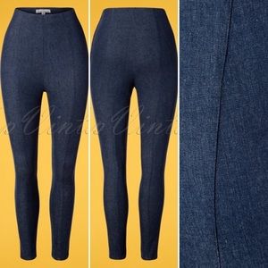 NWT High Waist Denim Pant L